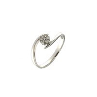 Ring Mirco Visconti Woman anelli fantasia in White Gold Diamante GS47
